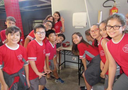 Cooking Class com os alunos do Sexto Ano