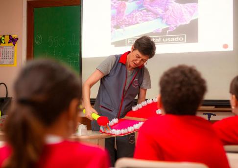 Palestra sobre higiene