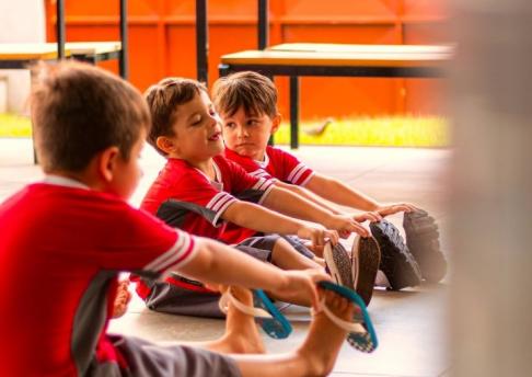 Atividades físicas no Colégio