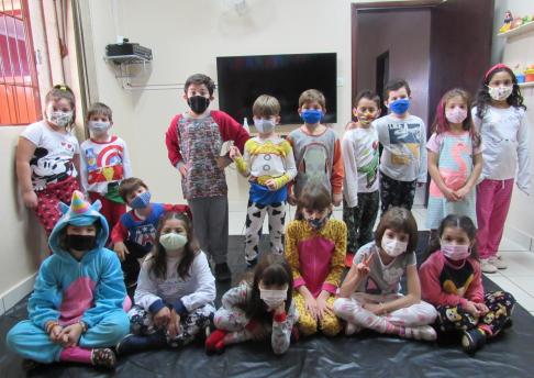 Colônia de Férias - Dia do Pijama