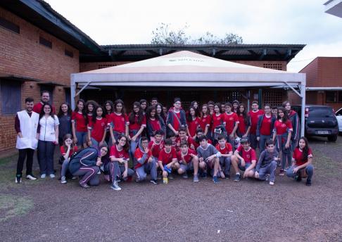 Visita ao Museu de Ciências e Tecnologia da UEL com os alunos do Oitavo Ano