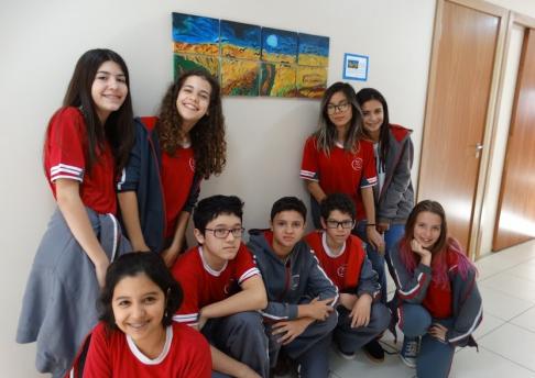 Quadros de Arte coletivos - 8° ano