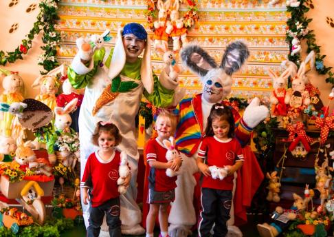 Chegada do Coelho da Páscoa