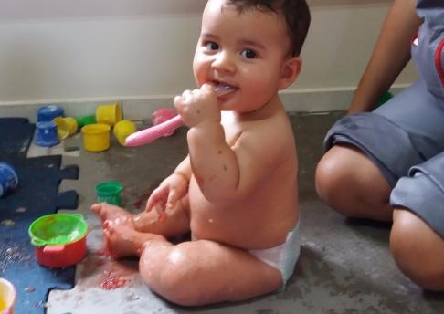 Fotos Berçário - turmas da tarde