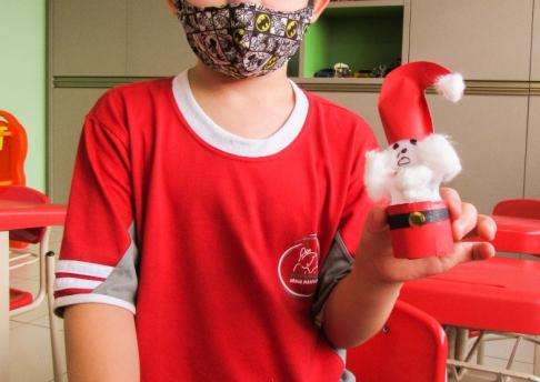 Papai Noel reciclado!