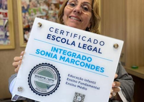 Colégio Tia Sônia recebe o selo “Escola Legal” do SINEPE Norte do Paraná em mais um ano!